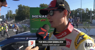 William Sawalich’s Victory Lane interview at Portland